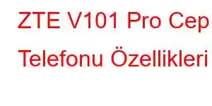 ZTE V101 Pro Cep Telefonu Özellikleri