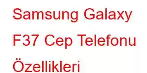 Samsung Galaxy F37 Cep Telefonu Özellikleri