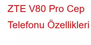 ZTE V80 Pro Cep Telefonu Özellikleri