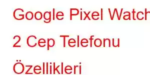 Google Pixel Watch 2 Cep Telefonu Özellikleri