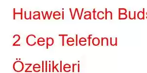 Huawei Watch Buds 2 Cep Telefonu Özellikleri