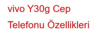 vivo Y30g Cep Telefonu Özellikleri