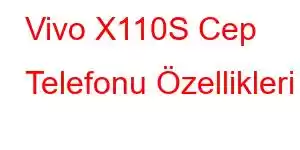 Vivo X110S Cep Telefonu Özellikleri