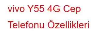 vivo Y55 4G Cep Telefonu Özellikleri