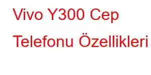 Vivo Y300 Cep Telefonu Özellikleri